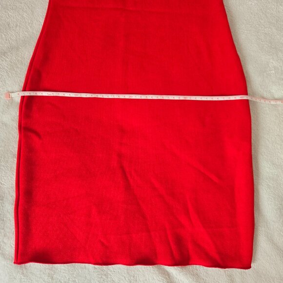 Zara bodycon red mini dress size M - Picture 7 of 14